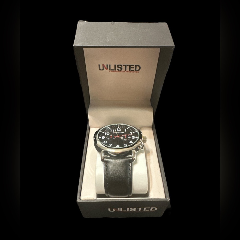 Unlisted By Kenneth Cole Men’s Watch - Picture 1 of 4